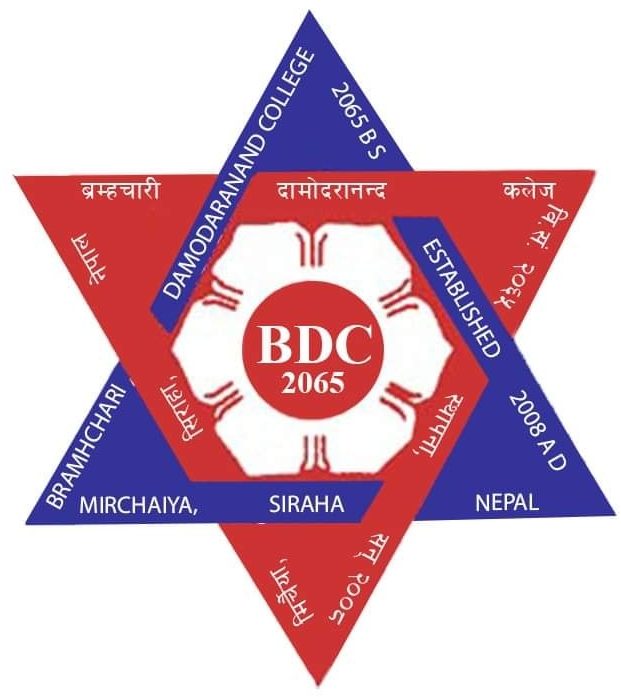 Bramhachari Damodrananda College logo