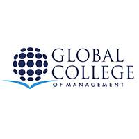 Global College of Management logo